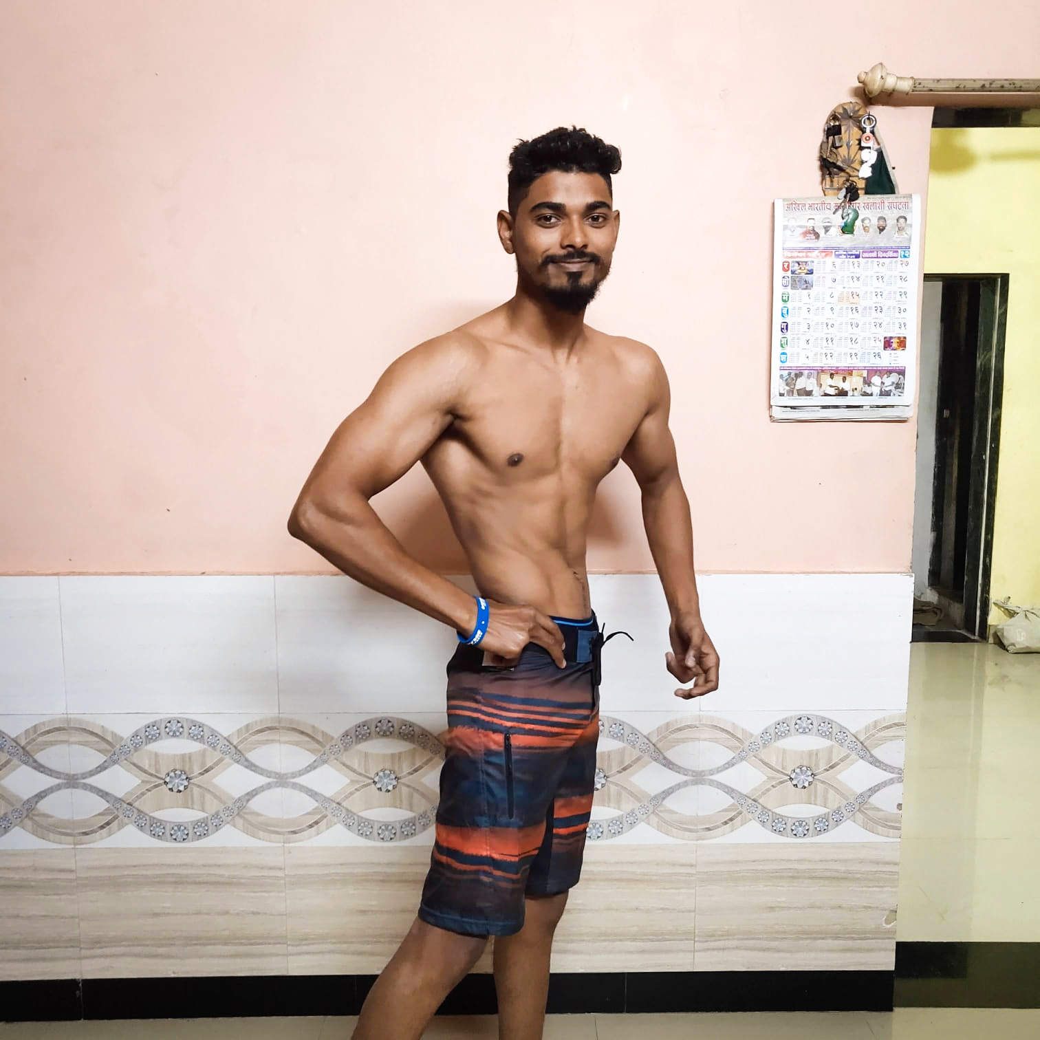 Samadhan Thakur before transformation at Universal Power House