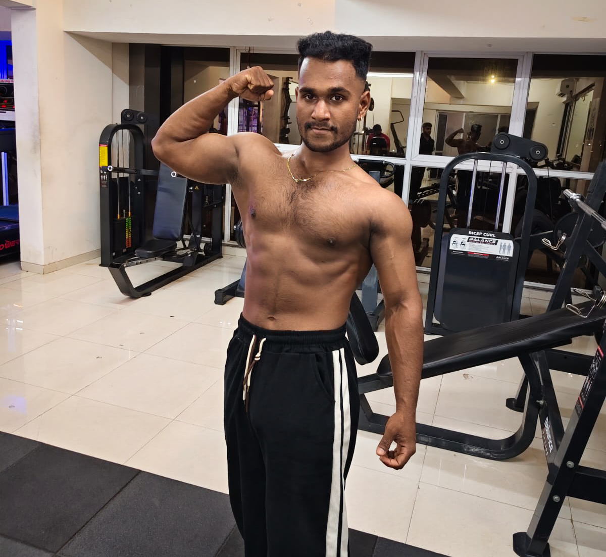 Pratik Koli after transformation — Increase 5 kg in 1 month